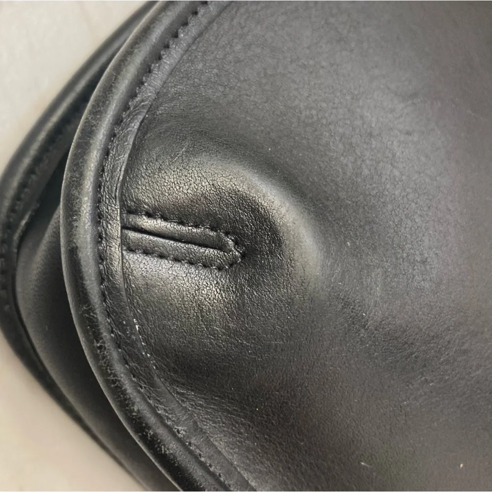 Coach 9020 vintage black leather mini ergo bag